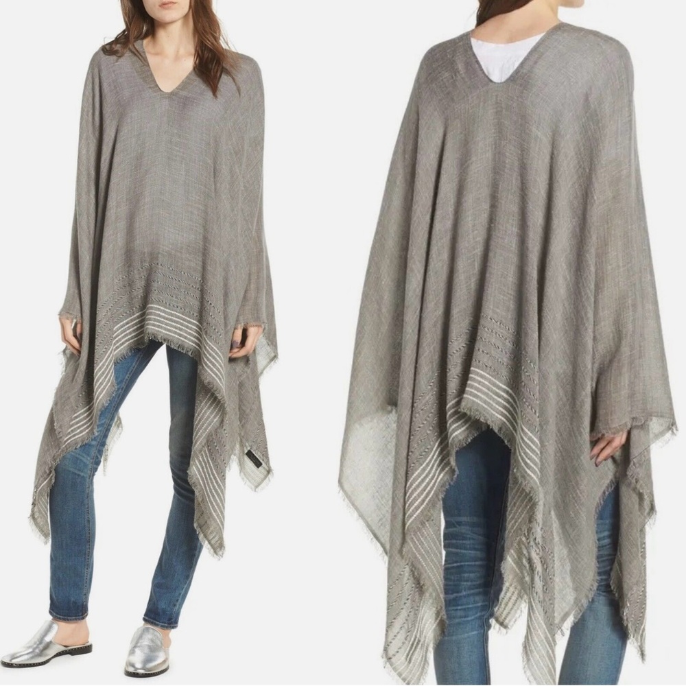 Rag & Bone Linen Blend Poncho
